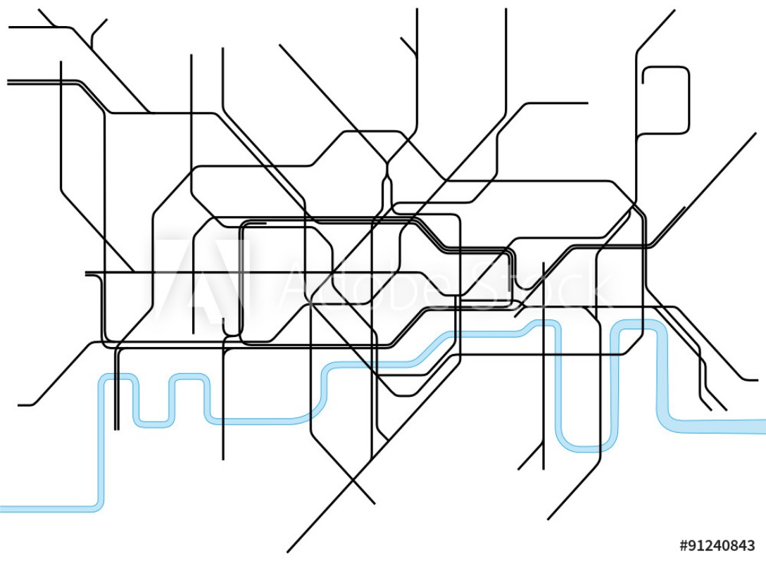 Afbeeldingen van London Underground Subway Map